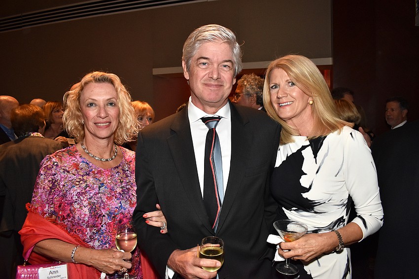 John and Ann Schneider with Laura Proctor