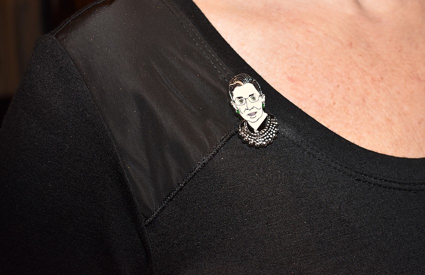 Dori Zingmond donned an RBG pin.
