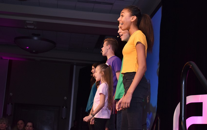 SOURCE Productions staged a performance with several young artists.