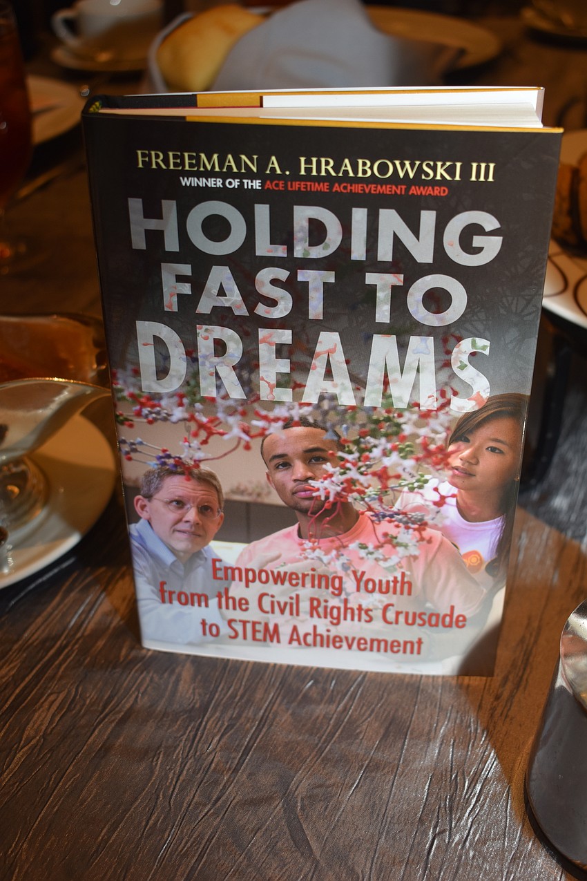 Dr. Freeman A. Hrabowski's book was given out to attendees of the luncheon.