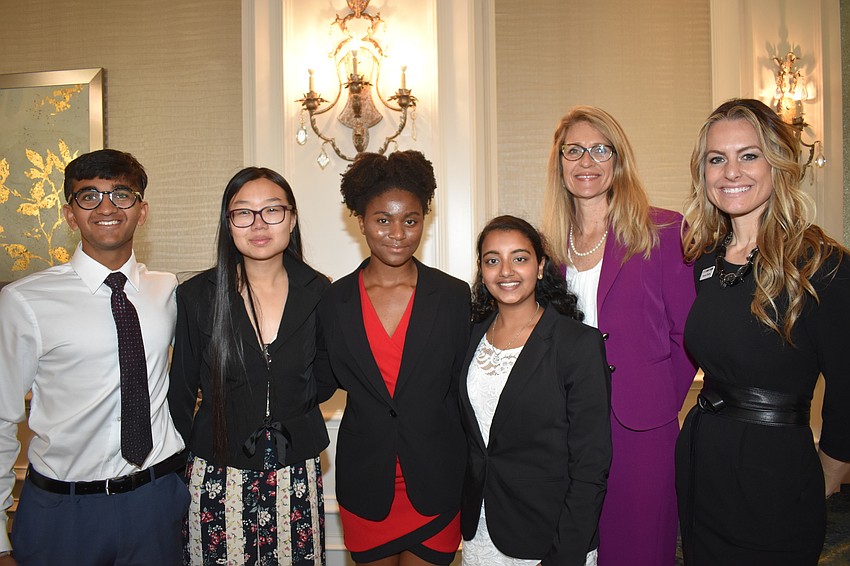 Vinay Konuru, Christiana Guan, Kaila Stafford, Hannah Varghese, Tara Spielman and Veronica Thomas