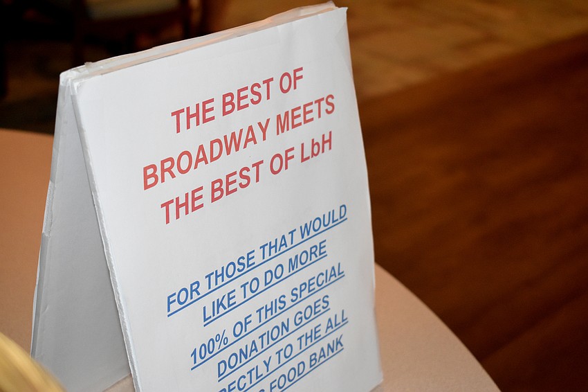 Residents were encouraged to make donations to be given to All Faiths Food Bank.