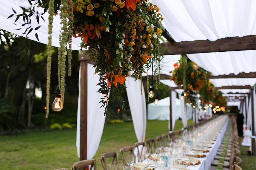 The table sat 130 guests.