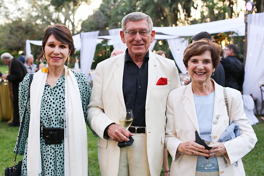 Pamela Hughes with Klaus and Barbara Lang