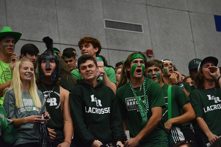 The Lakewood Ranch cheering section was ready for the state title game.