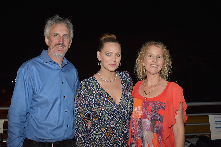 Phil Leonard, Sunny Smith and Liza Leonard