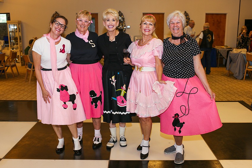Executive Director Suzy Brenner, Sue Boorstein, Bonnie Wilder, Tahja Tahja and Barbara Koetsier