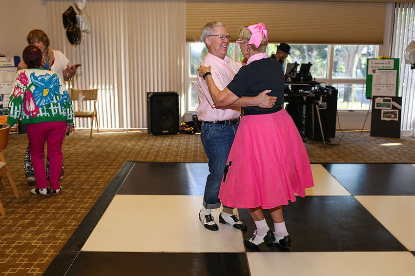 Mike and Sue Boorstein hit the dance floor.