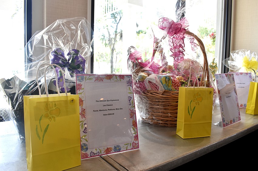 Raffle items ranged from games to gift cards.