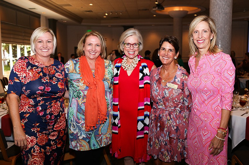 Maureen St. Onge, Molly Jackson, Roxie Jerde, Audrey Robbins and Leslie Jones