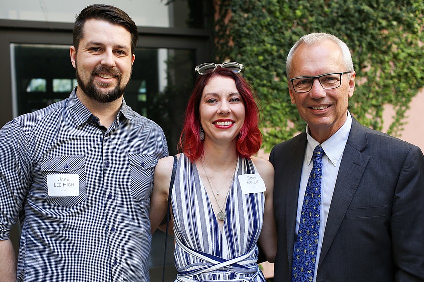 Jake Lee-High, Randi Brandt and Executive Director Steven High