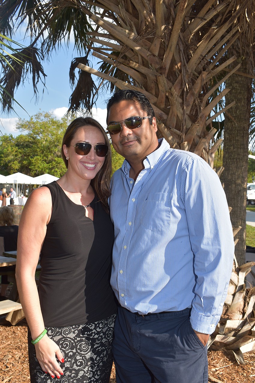 Claire Hoffman and Enrique Flores