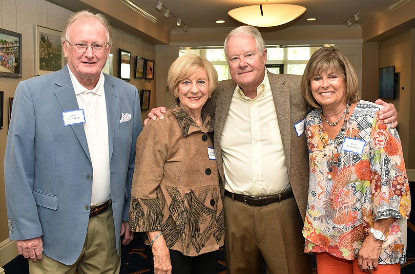John and Sharon Donnelly, Beachplace Association President Dave and Lucy Blanford