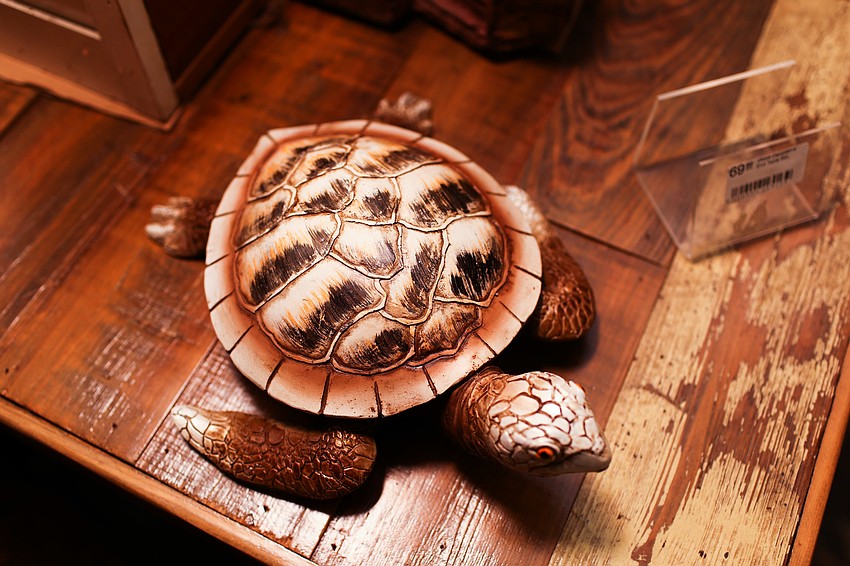 Many guests purchased one of these turtle figurines.