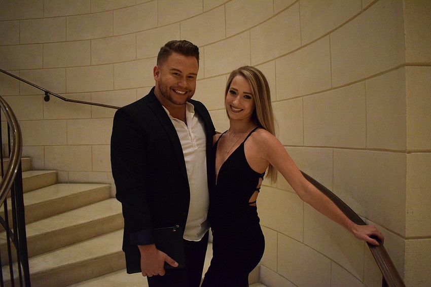 John Woodcox of CrossCountry Mortgage and Jackie Hinger of First American Title Insurance Company.