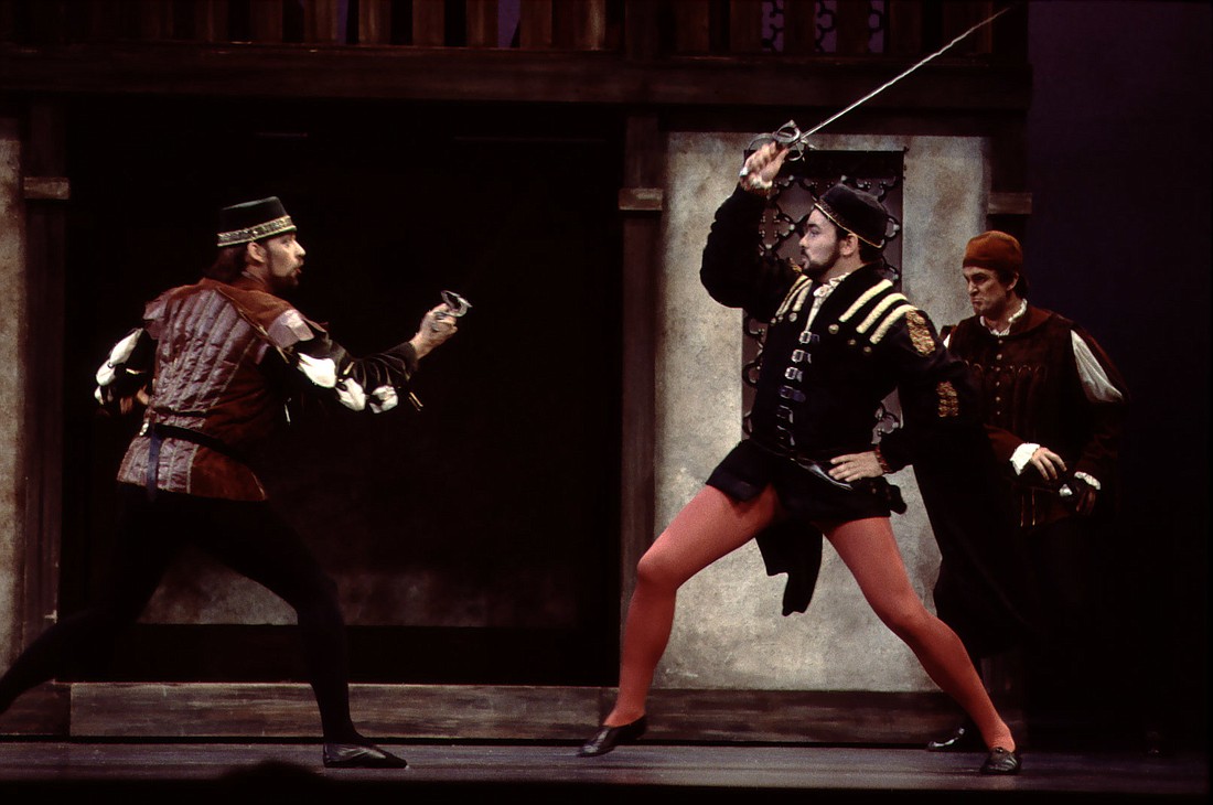 Richard Russell plays Tybalt in the Sarasota Opera&#39;s 1993 production of "Romeo & Juliet." Courtesy photo