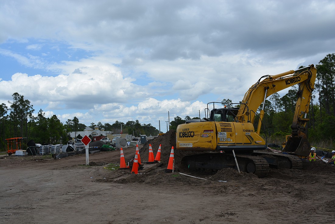 Contractors began work on the roundabout at Rye Road/White Eagle Boulevard in October 2018. Crews are staging at the northern end of White Eagle, which currently is a dead end.