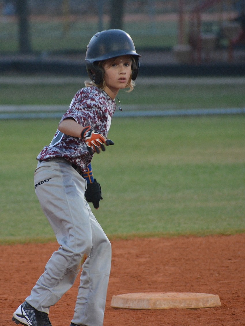 Despite the loss of most of his left hand, Landon Marazon plays several positions.