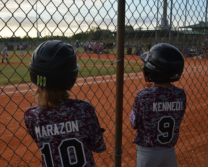 Landon Marazon is just one of the guys on his Minors team.