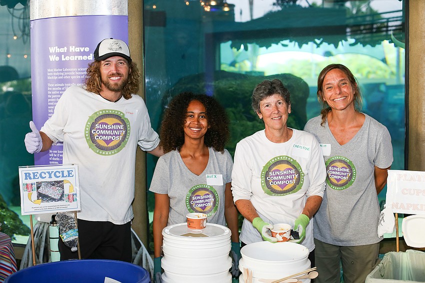 Garrett Cadou, Alex Jordan, Christine Callahan and Tracie Troxler