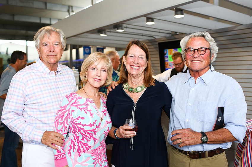 Tim and Susan Clarke with Jeannie and Bayne Stevenson