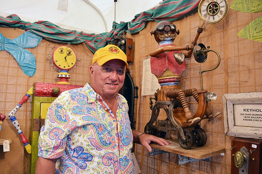 Ohio's Bob Stern creates human-like clock creations using upcycled antiques. He's made more than 3,200 of them during his 25 year career.