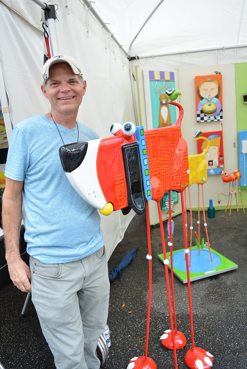 Ormond Beach artist Jeffrey Kennedy says he likes to create 