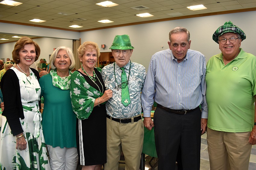 Lillian Borrone, Nancy Fredericks, Phyllis and Bernie Gillespie, Ed Borrone and Bob Fredericks