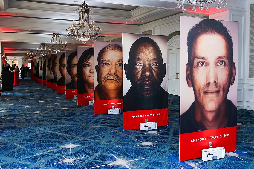 A CAN Community Health bus sat outside The Ritz-Carlton, Sarasota.