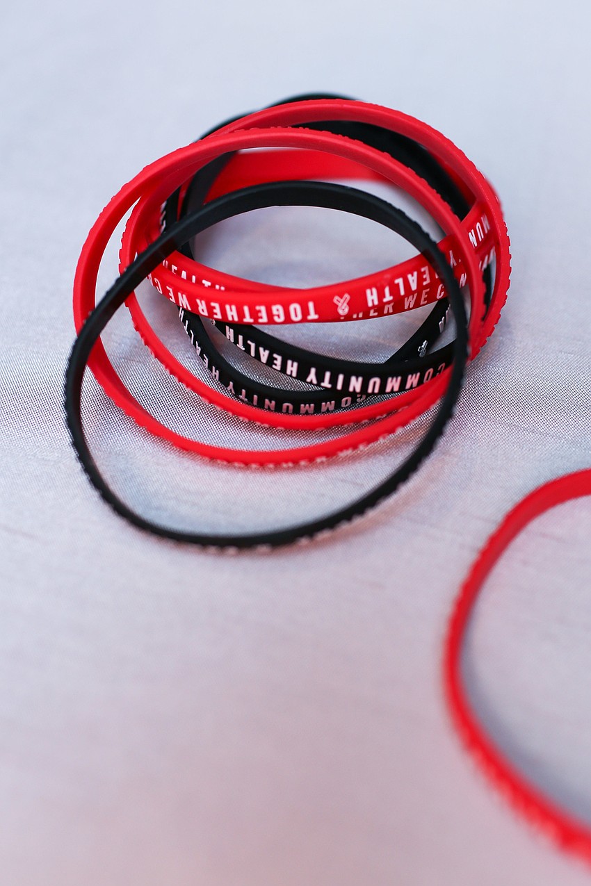 Iliana Palacio takes a photo before the gala.