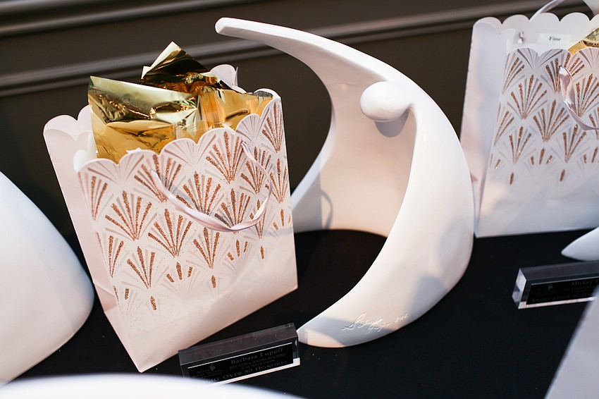 The honorees received a gift bag and an award.