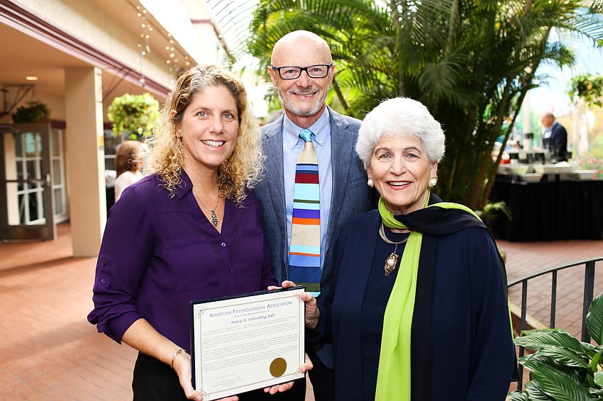 Allison Pinto, Tim Dutton and Nancy Schlossberg