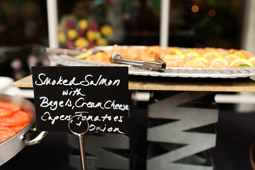 Traditional Jewish dishes were served for brunch.