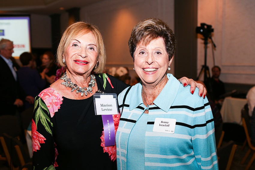 Honoree Marion Levine and Bonny Israeloff