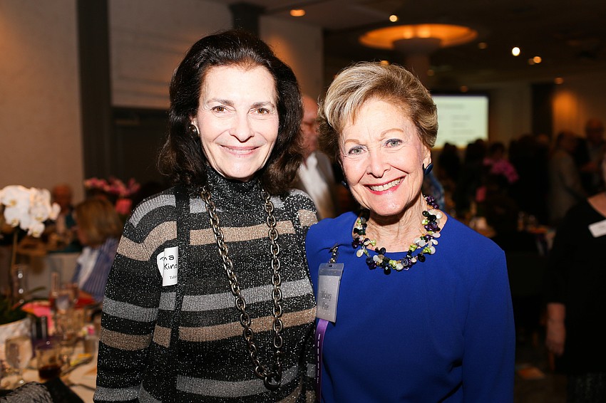 Donna Laikind and Honoree Mickey Fine