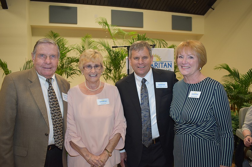Founding Minister Bruce Porter, Co-chair Sandi Stewart, Pastor Emeritus Rev. Rick Howell and Co-chair Melissa Gurchiek
