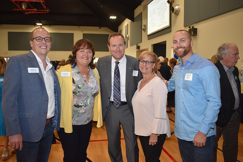 C. Garrett Moore, Dana and Don Lederer, Betsy Hall and Kevin Lederer