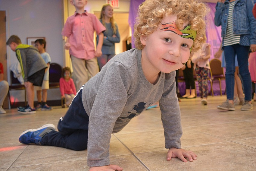 Lakewood Ranch 3-year-old Cal Lyons shows off his unique dance moves in the 