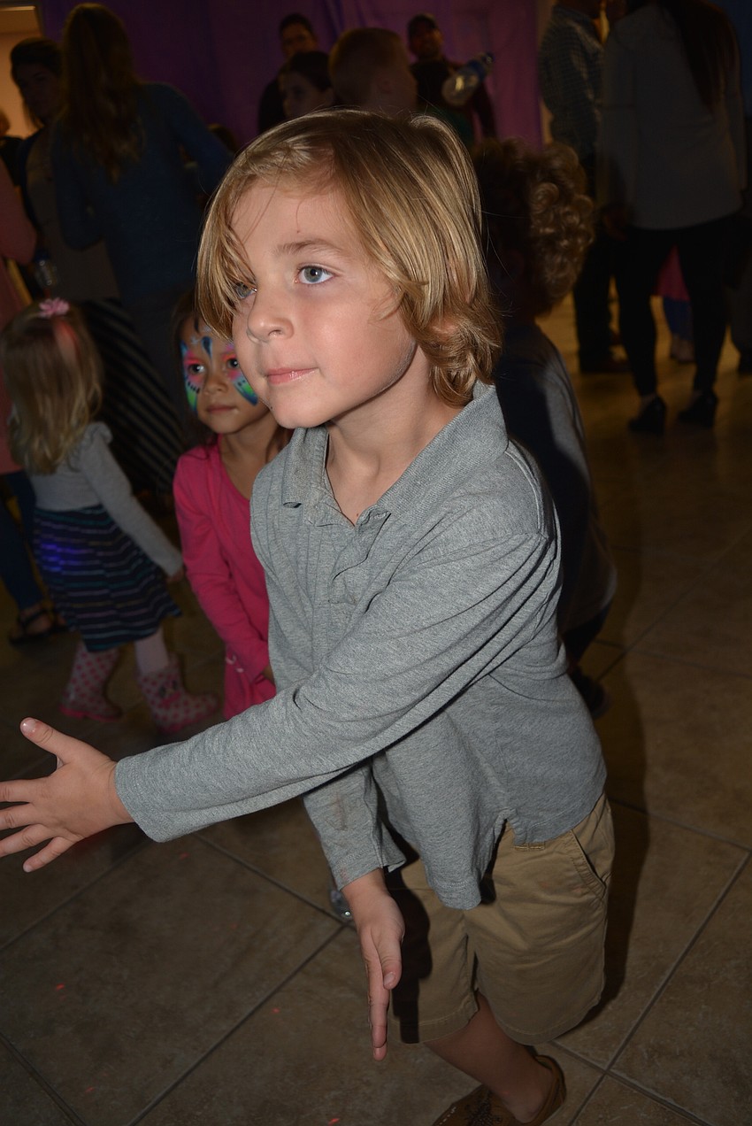 Five-year-old Logan Murphy says his favorite song to dance to is 