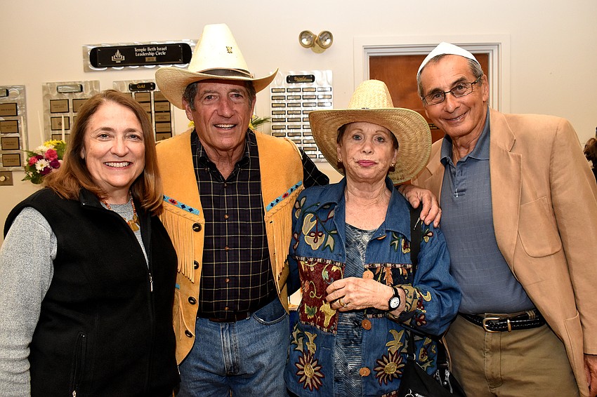 Kelly Veit, Rabbi Michael and Nancy Eisenstat and Howard Veit