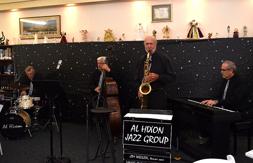 The Al Hixon Jazz Group performed throughout the event.