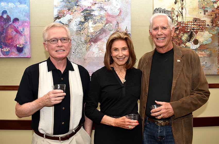 Commissioner Ken Schneier and Michael and John Tendall