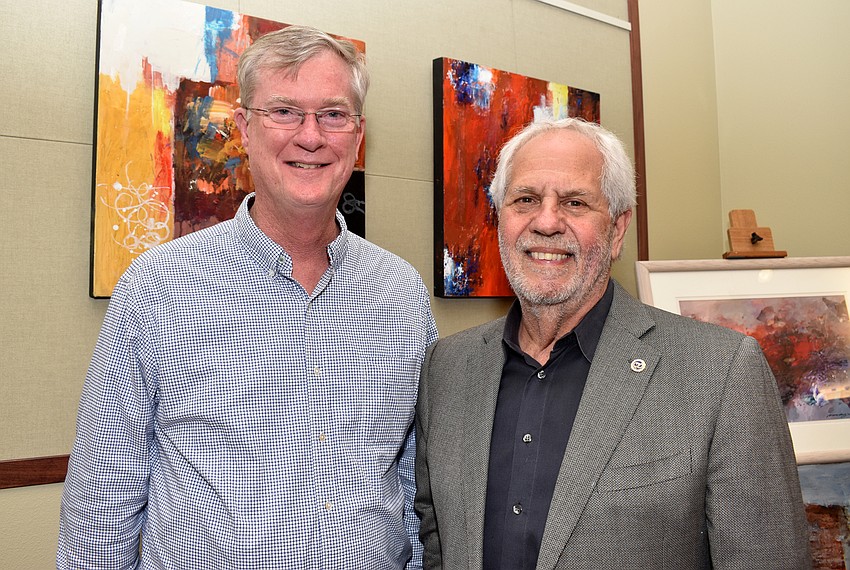 Steve Branham and Commissioner Irwin Pastor