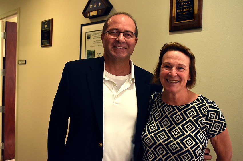 Town Manager Tom and Dee Harmer