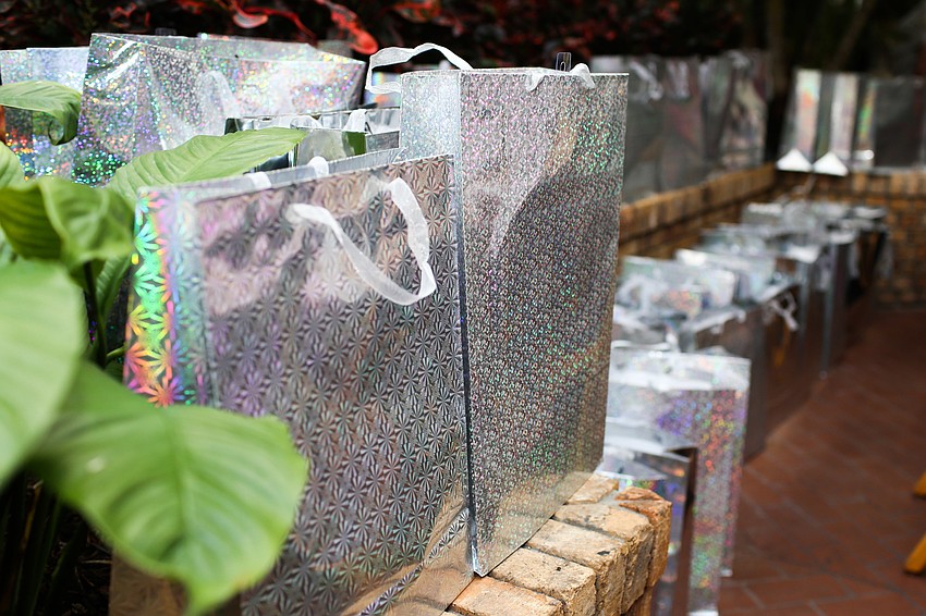 Guests took home a gift bag of information.