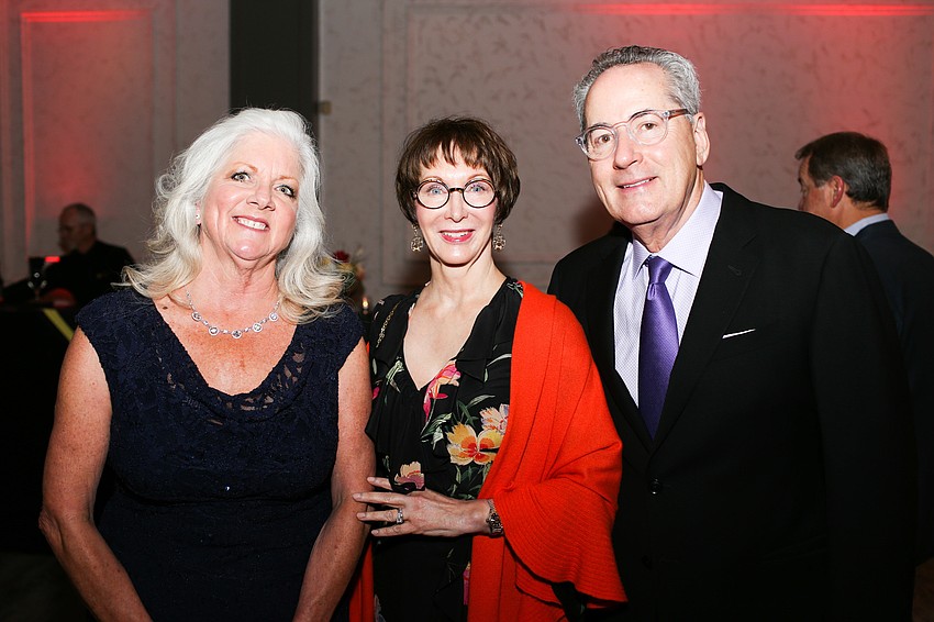 Cynthia Shuford with Linda and John Macaskill