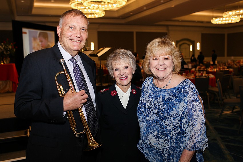 Philip Smith, Sally Broughton and Sheila Smith