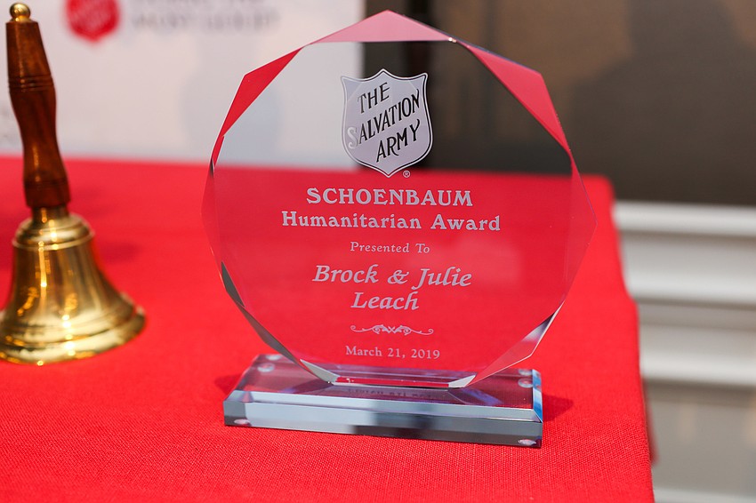 The Schoenbaum Humanitarian Award was presented to Brock and Julie Leach.