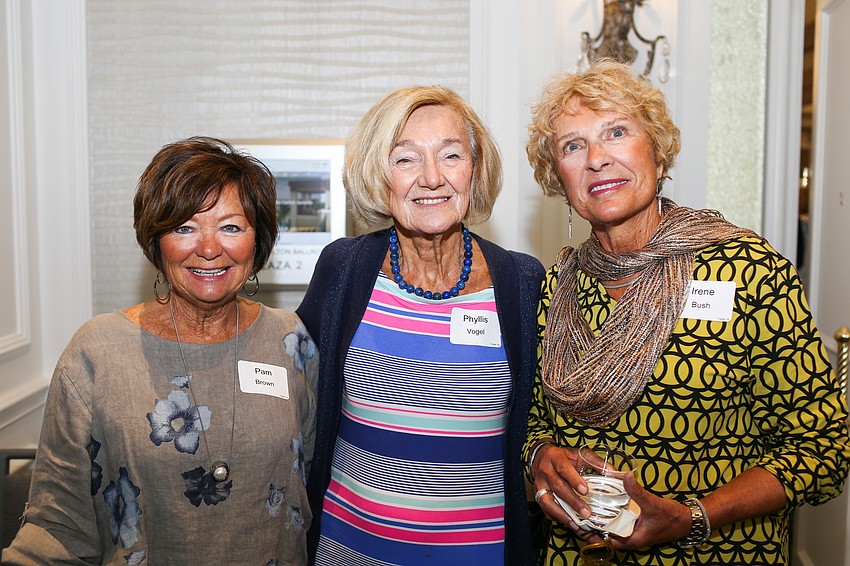 Pam Brown, Phyllis Vogel and Irene Bush