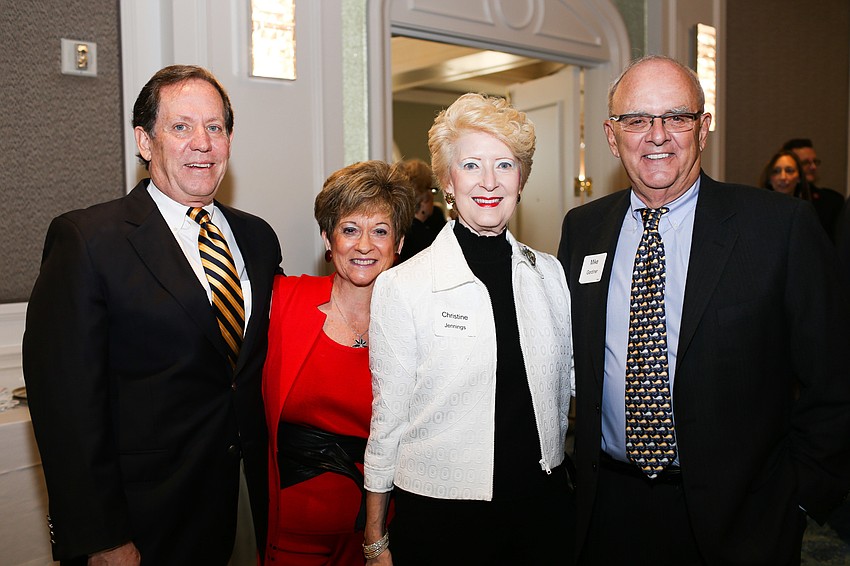 Michael Shelton, Janice Zarro, Christine Jennings and Mike Gardiner